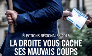 Capture d'écran du tract que le PS ne distribuera pas.