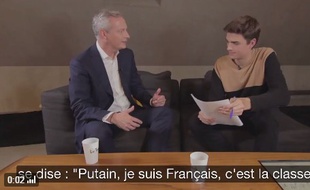 Bruno Le Maire s'est prêté au jeu de l'interview augmentée du youtubeur HugoDécrypte
