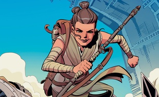 Elsa Charretier a dessiner cette cover de Star Wars Adventures