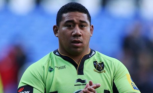 Salesi Ma'afu, pilier du RCT (ici en 2014 à Northampton Saints)
