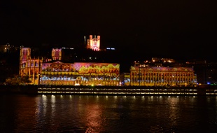 Fête des Lumières 2018 - Fête des Lumières 2018 - Damien Fontaine était chargé d'illuminer la colline de Fourvière