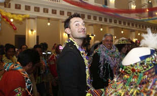 Jude Law en Bolivie le 13 février 2015