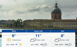 Météo Toulouse: Prévisions du samedi 17 avril 2021