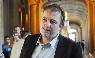 Le journaliste Denis Robert était lui aussi sur le banc des accusés lors du procès Clearstream le 22 septembre 2009.
