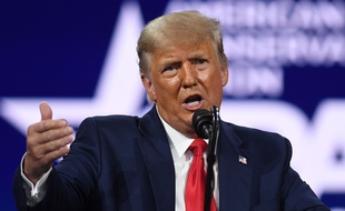 Donald Trump, en Floride le 28 février 2021.