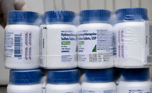 Des boîtes de comprimés d'hydroxychloroquine (illustration).