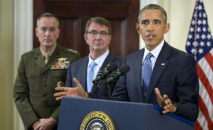 Barack Obama lors d'une déclaration sur l'Afghanistan le 15 octobre 2015 à la Maison Blanche