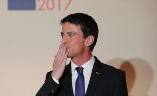 Manuel Valls après sa défaite lors des primaires de la gauche, le 29 janvier 2017.