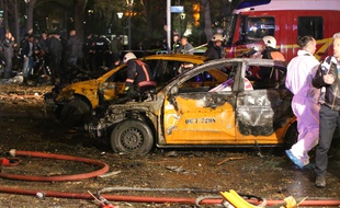 Forte explosion, probablement un attentat, dans le centre Ankara, en Turquie, dimanche 13 mars 2016.