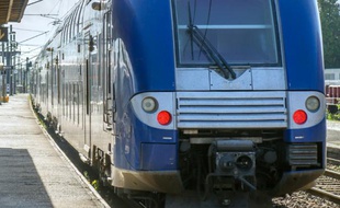 Un TER dans le nord de la France le 22 mai 2014