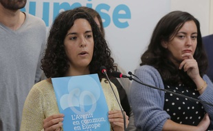 Manon Aubry, tête de liste LFI aux européennes.