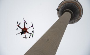 Vol d'un drone, en Allemagne (photo d'illustration)