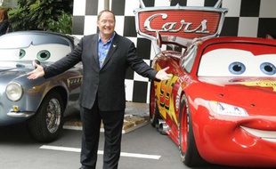John Lasseter lors de la première de «Cars 2» à Londres, le 17 juillet 2011.