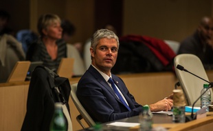 Laurent Wauquiez, au conseil régional Rhône-Alpes-Auvergne