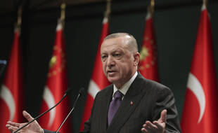 Le président de la Turquie, Recep Tayyip Erdogan, à Ankara le 14 décembre 2020.