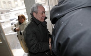 Jean Tibéri au palais de Justice de Paris, le 12 mars 2013.