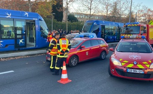Les deux tramways sont entrés en collision dans le CHU de Montpellier.