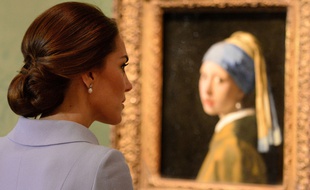 Kate Middleton au musée Mauritshuis de La Haye pour une expo Vermeer