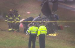 Un avion s’écrase sur une autoroute du Massachusetts et fait deux morts