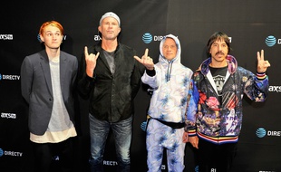 Les Red Hot Chili Peppers en février 2016.