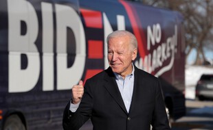 Joe Biden, le 2 décembre 2019 en campagne dans l'Iowa.