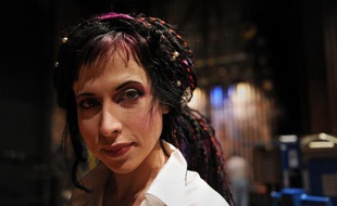 Sofi Oksanen lors d'un festival de littérature internationale à New York, le 28 avril 2010