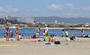 La plage de la Pointe-Rouge à Marseille