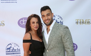 La chanteuse Britney Spears brune, en septembre dernier, avec son compagnon Sam Asghari