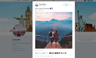 Paris, sa tour Eiffel et ses montagnes... Bah bien sûr!