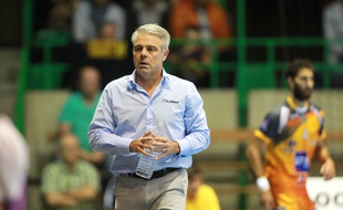 L'entraîneur du HBC Nantes Thierry Anti.