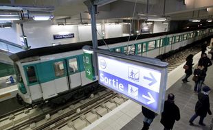 Métro parisien, illustration.