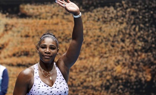 Serena Williams a passé le 1er tour en Australie, le 20 janvier 2019.