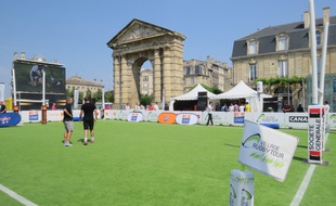 Village rugby place de la Victoire à Bordeaux le 5 juin 2015