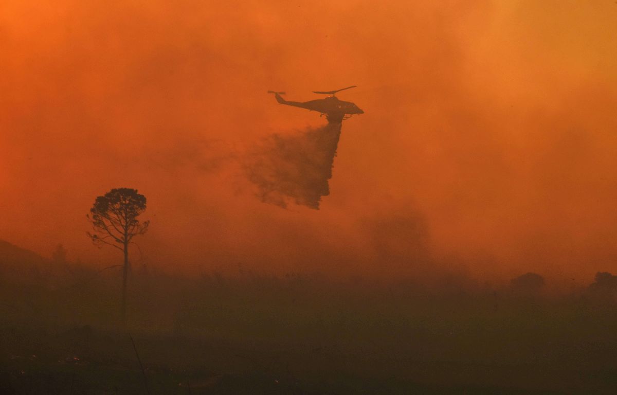 En images : La Grèce lutte contre des incendies « titanesques », attisés par la canicule et le vent