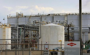 Une unité de production de Dow Chemical à Torrance en Californie, en décembre 2008