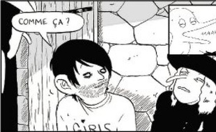 Le père de Samo de l'autre côté du miroir. En médaillon, Flipper le flippé.