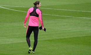 Adrien Rabiot à l'entraînement au Camp des Loges, le 8 février 2019.