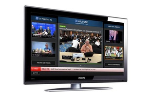 L'application 20 Minutes sur la Google TV.