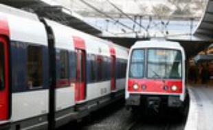 Le RER B du RER sation Denfert-Rochereau. Photo d'illustration.