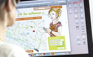 Lancement de www.ivglesadresses.org, un site qui permet de trouver où réaliser une IVG en Ile-de-France, le 6 mars 2013.