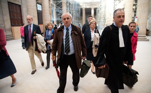 Bordeaux, 24 SEPTEMBRE 2012. L'avocat Daniel Picotin, de la famille de Vedrines. - Photo : Sebastien Ortola