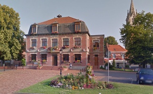 La mairie d'Erquinghem-Lys (Nord)