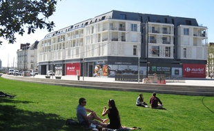 L'immeuble Carré Feydeau est, pour l'heure, en grande partie inoccupé.