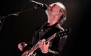 Thom Yorke et Radiohead sur scène à Amsterdam, le 20 mai 2016.