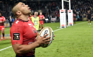 Même la légende sud-africaine Bryan Habana, ici au Roazhon Park le 18 juin 2016, a l'air déçue.