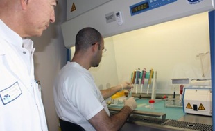 Grâce à cette nouvelle hotte, le personnel n'est plus exposé aux particules biologiques.