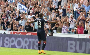 Thomas Touré, auteur du second but des Girondins contre Rennes, le dimanche 28 septembre 2014.