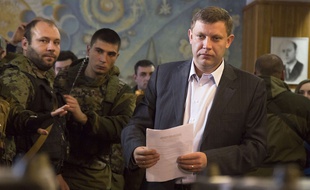 Le «Premier ministre» de la république autoproclamée de Donetsk, Alexandre Zakhartchenko, à Donetsk, le 2 novembre 2014.