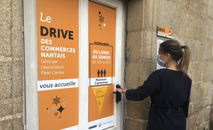 Un drive des commerçants du centre-ville de Nantes a ouvert