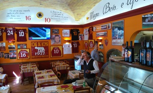 Giulio Lucarelli et Ovidi Conrado sont les deux gérants de Roma 1927, la pizzeria que fréquentait Francesco Totti.